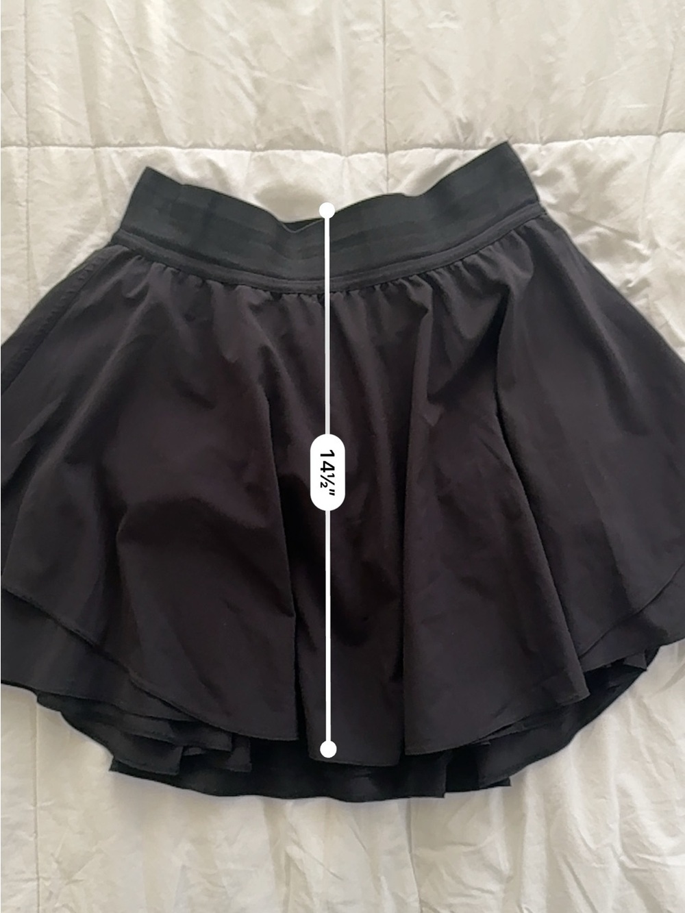 Lululemon Court Rival Black Skirt - Picture 6 of 6